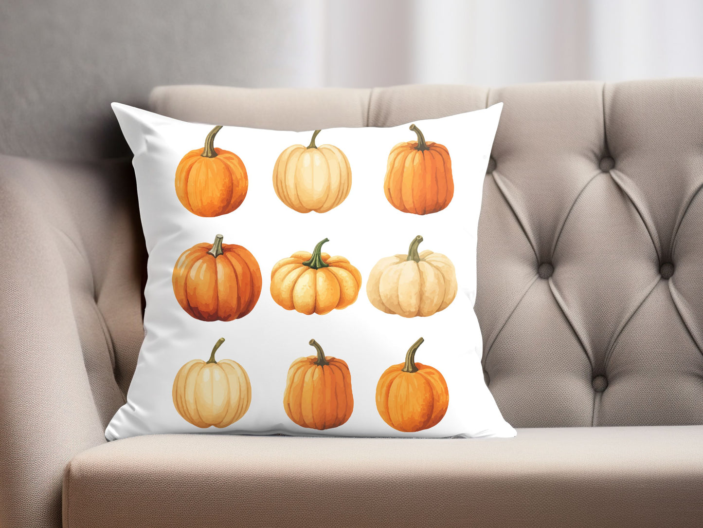 Personalized Pumpkin Fall Pillow Cover