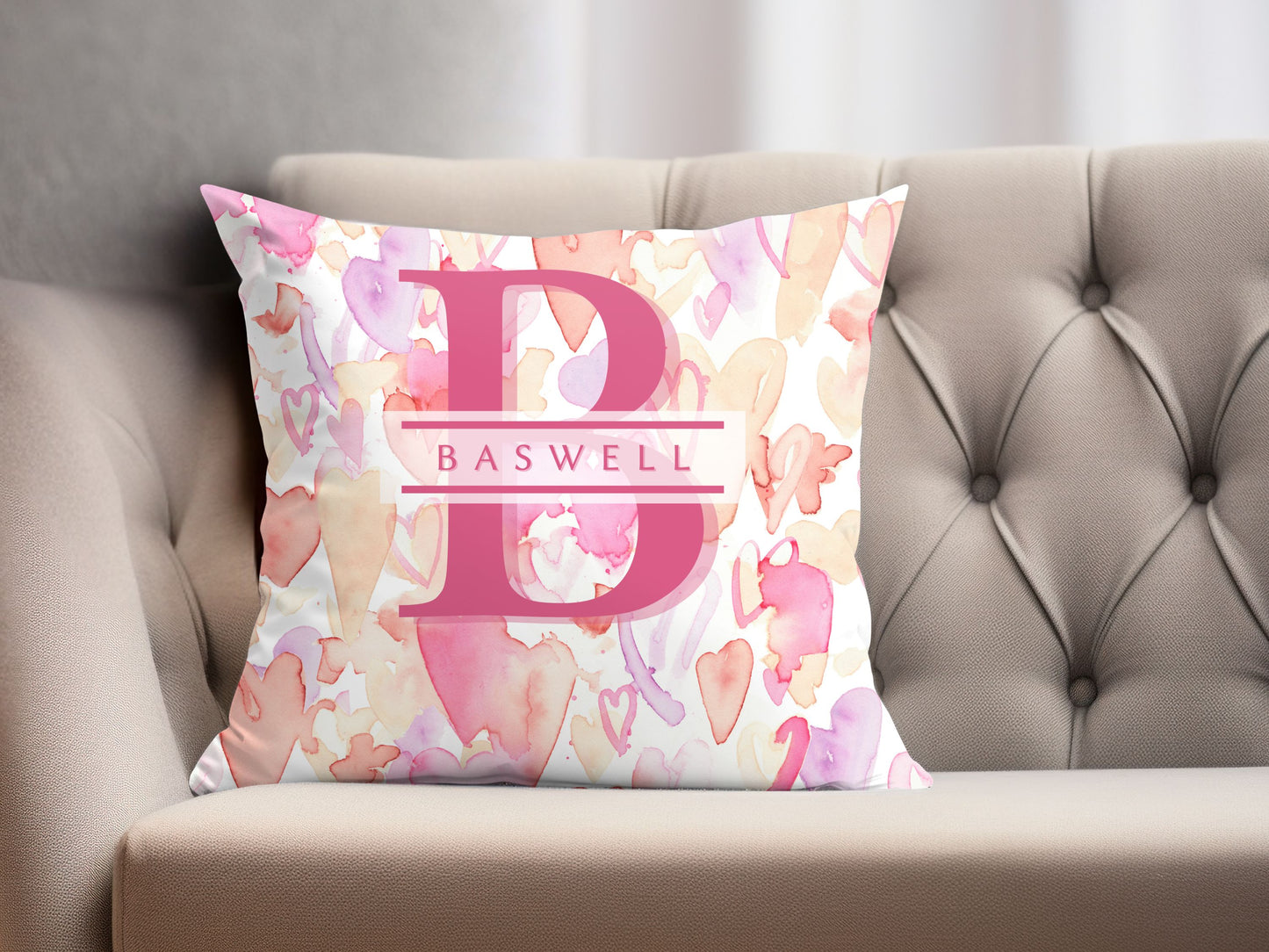 Heart Valentines Day Pillow Cover