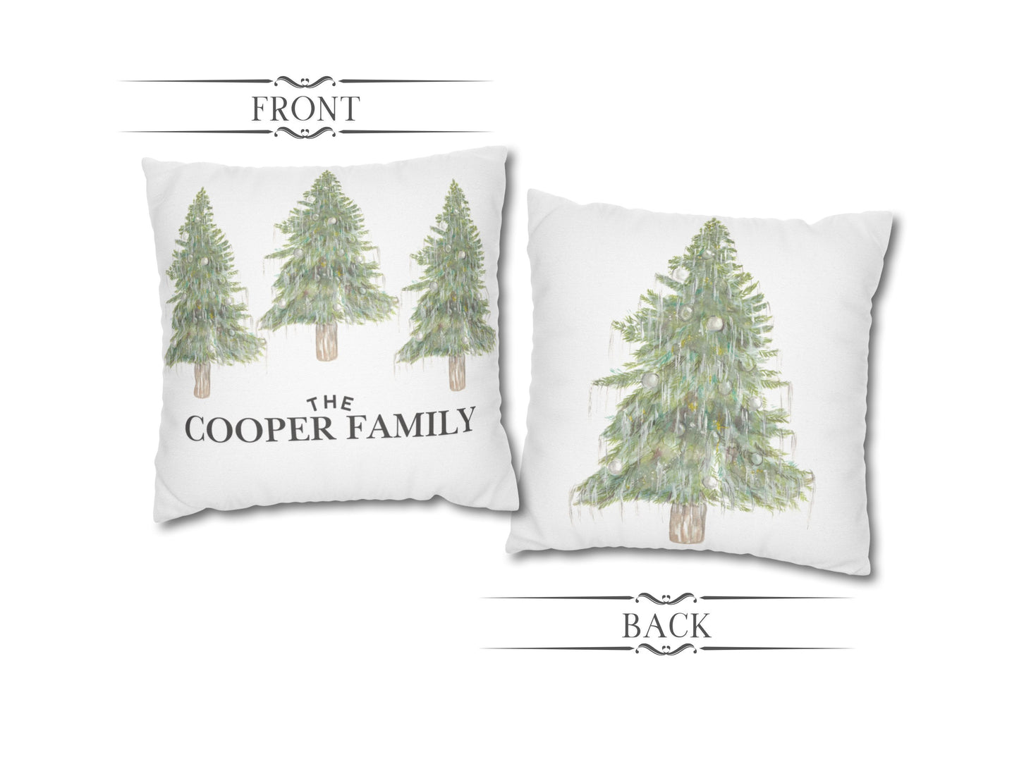 Christmas Trees Pillow Cover