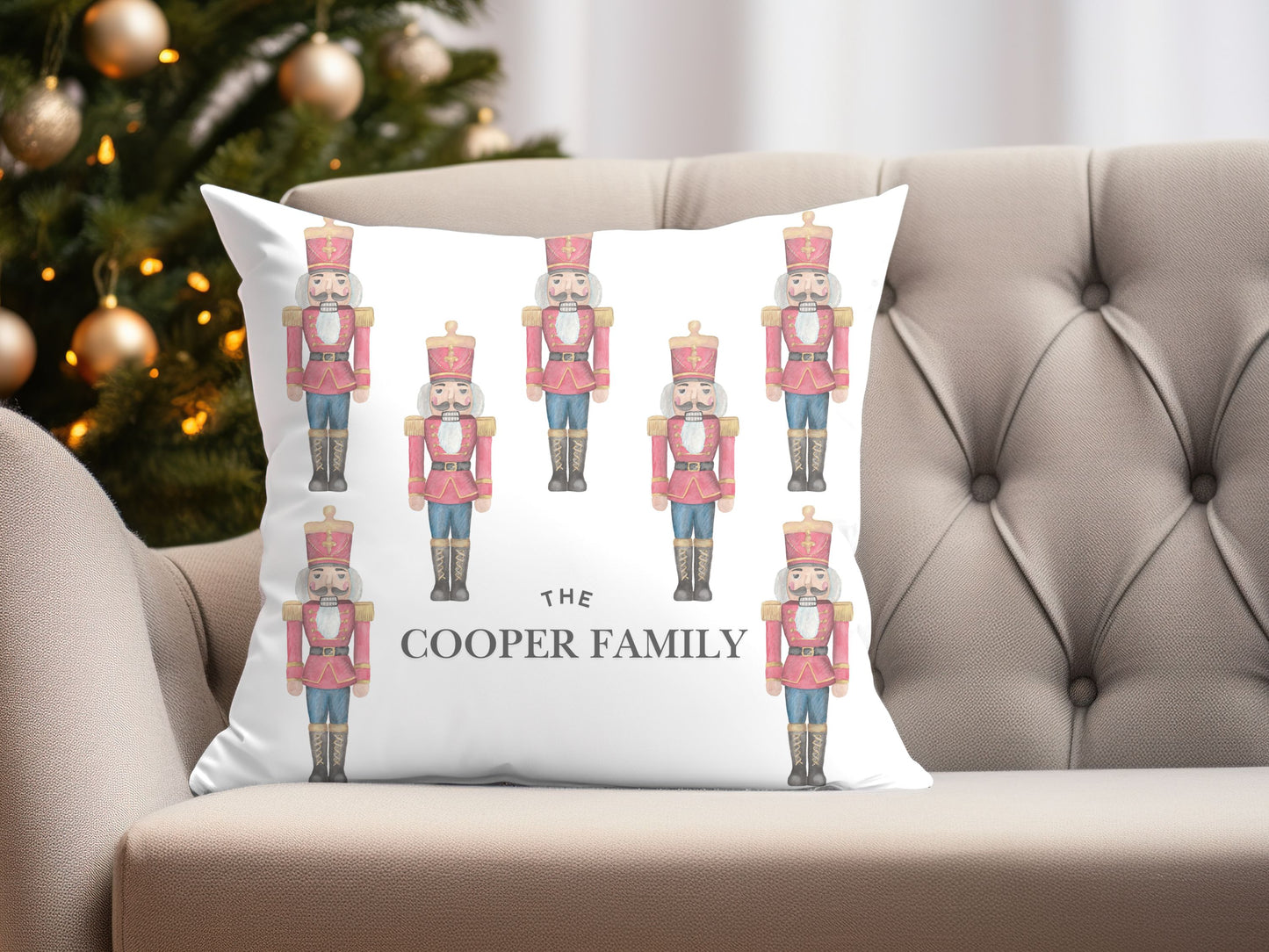 Christmas Tin Soldiers Pillow Cover