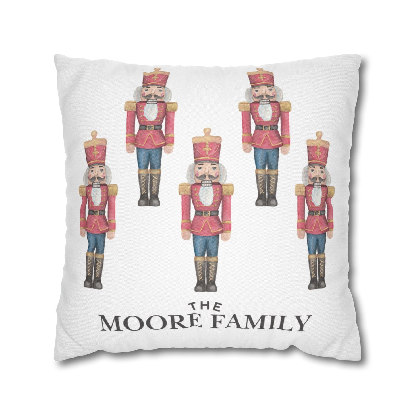 Nutcrackers Christmas Pillow Cover