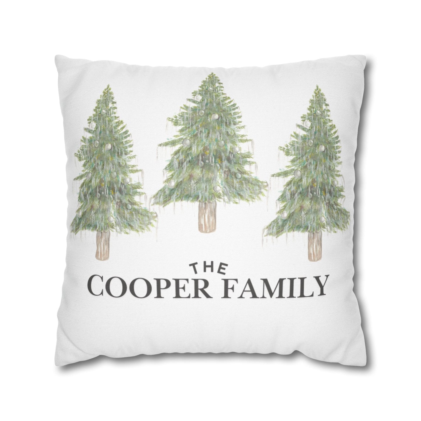 Christmas Trees Pillow Cover