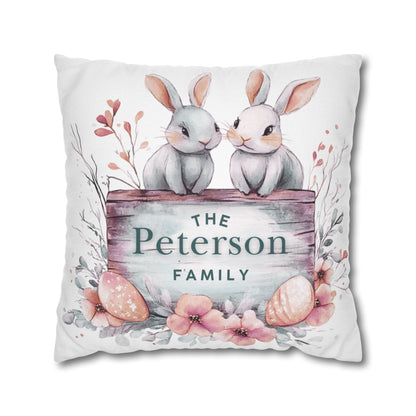 Bunnies Easter Pillow Cover