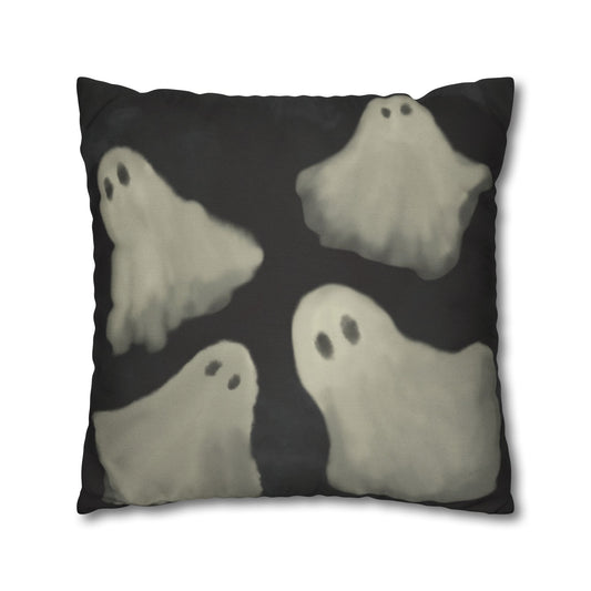 Halloween Ghosts Throw Pillow Cover