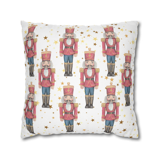Nutcrackers With Stars Pillow Cover