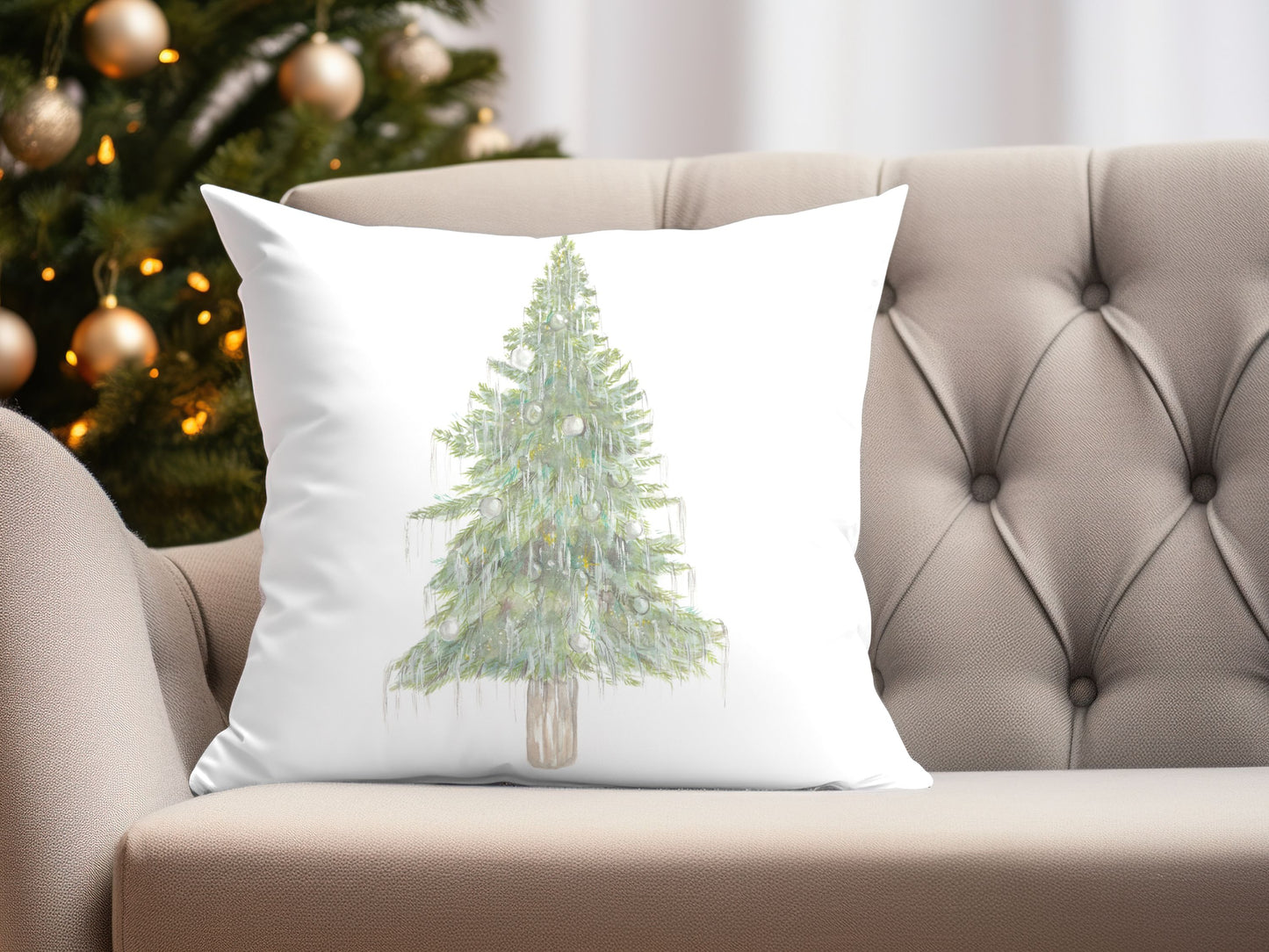 Christmas Trees Pillow Cover