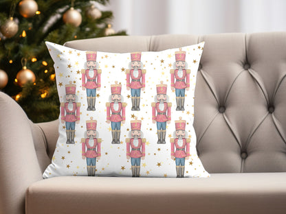 Nutcrackers With Stars Pillow Cover