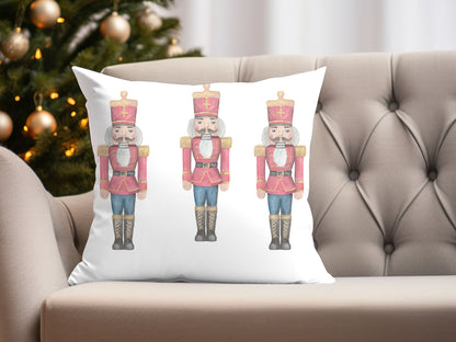 Customizable Christmas Nutcracker Pillow Cover