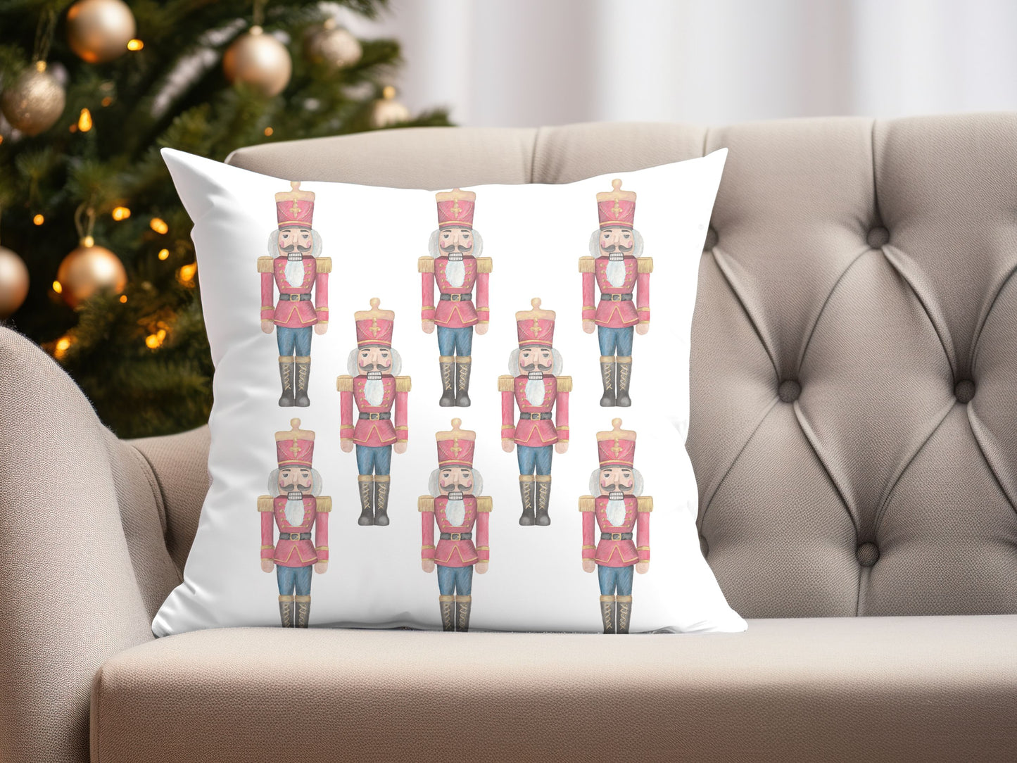 Christmas Tin Soldiers Pillow Cover
