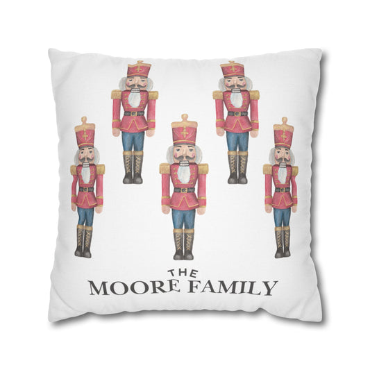 Nutcrackers Christmas Pillow Cover