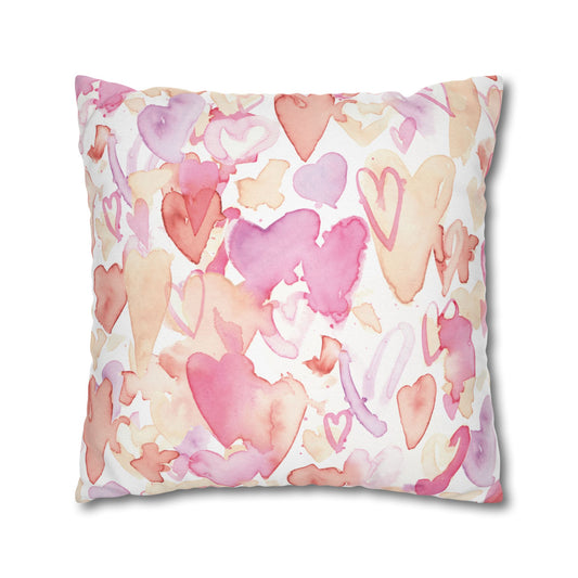 Heart Valentines Day Pillow Cover