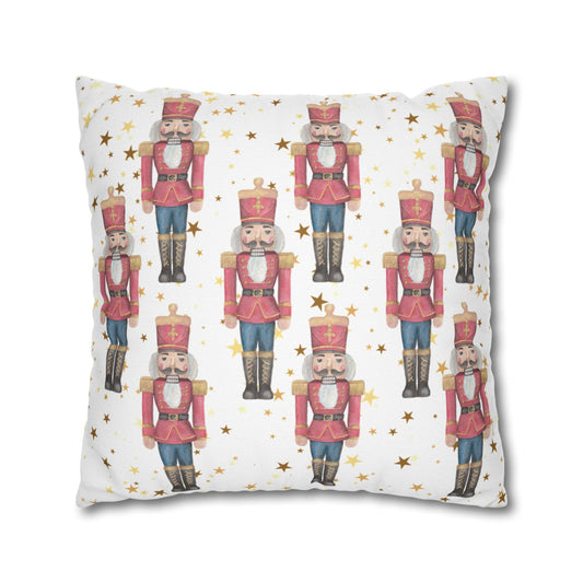 Nutcrackers With Stars Pillow Cover